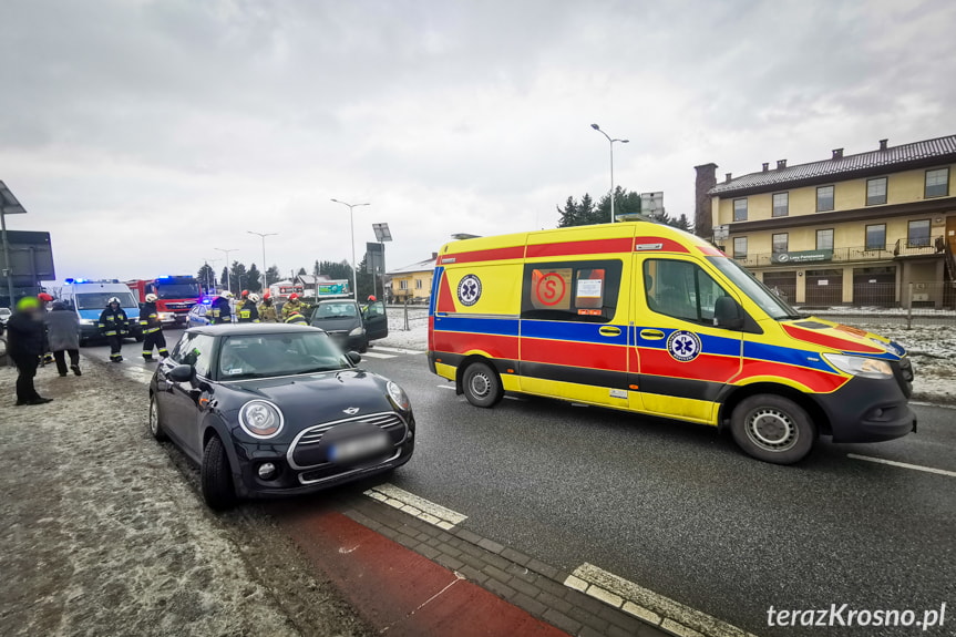 Zderzenie na ulicy Podkarpackiej w Krośnie