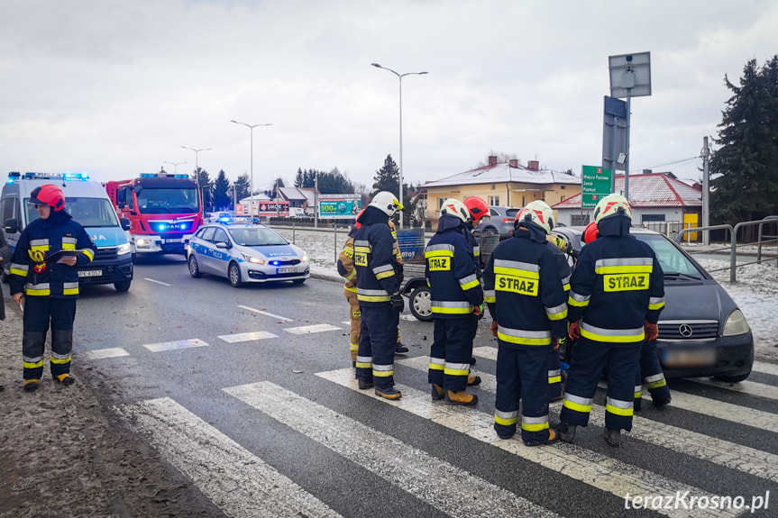 Zderzenie na ulicy Podkarpackiej w Krośnie