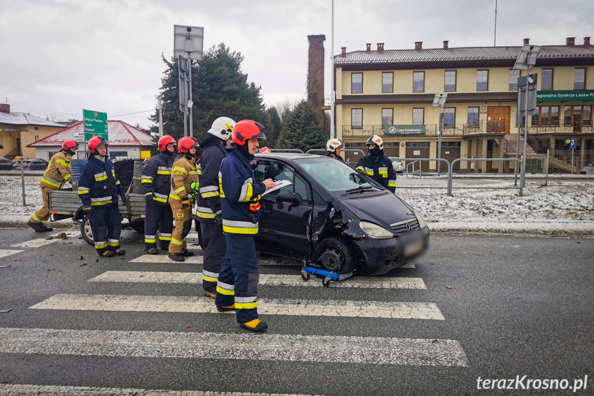 Zderzenie na ulicy Podkarpackiej w Krośnie