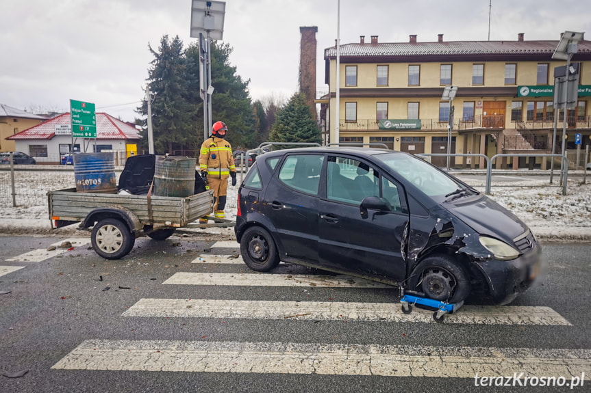 Zderzenie na ulicy Podkarpackiej w Krośnie