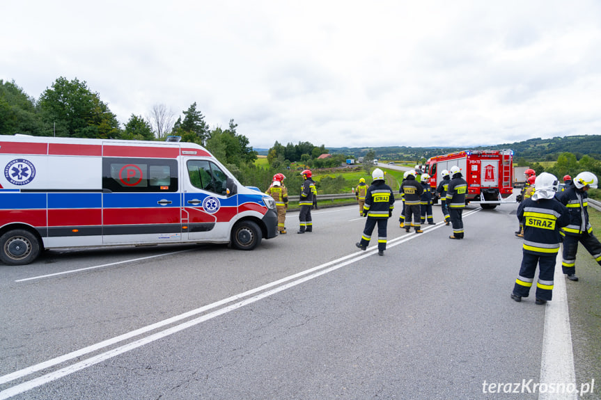 Zderzenie osobówki z samochodem ciężarowym w Równem