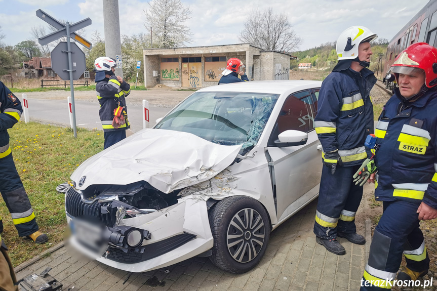 Zderzenie pociągu z osobówką w Jedliczu