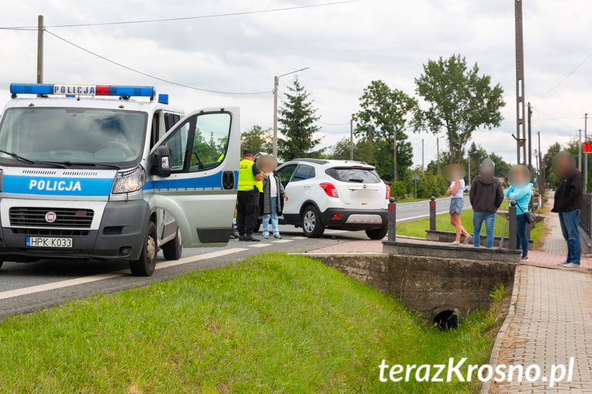 Zderzenie samochodów na Rzeszowskiej