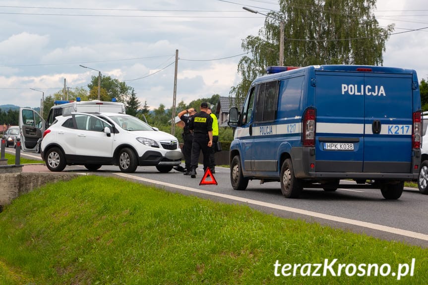 Zderzenie samochodów na Rzeszowskiej