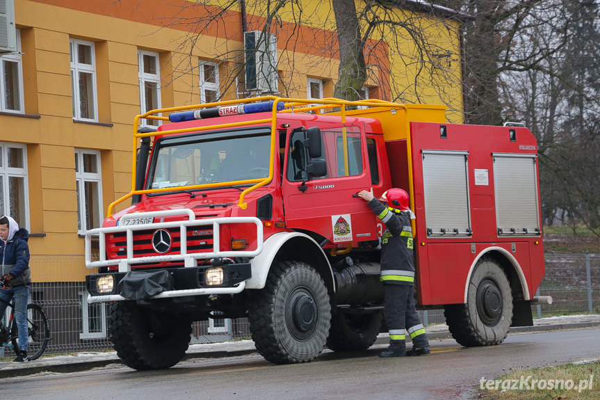 Zderzenie samochodów w Bziance