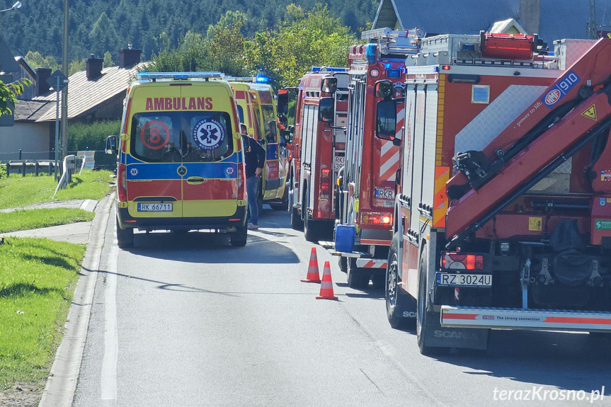 Zderzenie samochodów w Posadzie Górnej