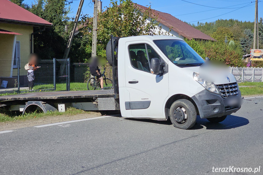 Zderzenie samochodów w Posadzie Górnej