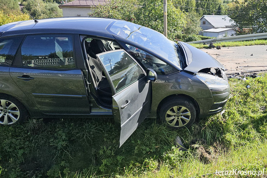 Zderzenie samochodów w Posadzie Górnej