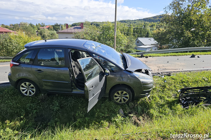 Zderzenie samochodów w Posadzie Górnej