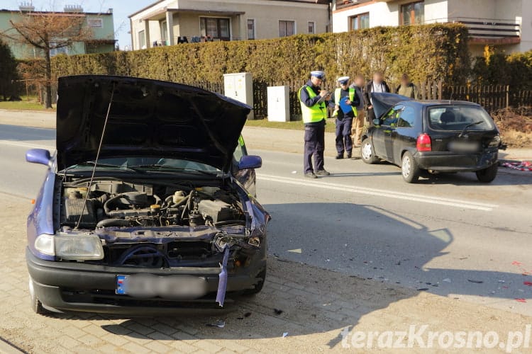 Zderzenie trzech samochodów na ul. Korczyńskiej