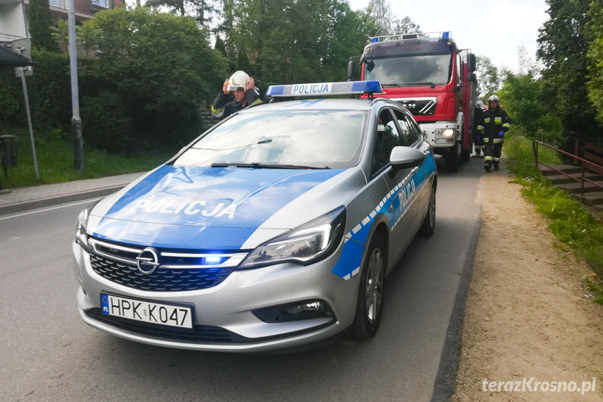 Zderzenie trzech samochodów w Iwoniczu