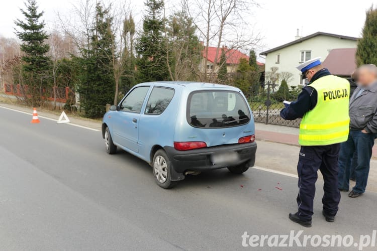 Zderzenie trzech samochodów w Korczynie