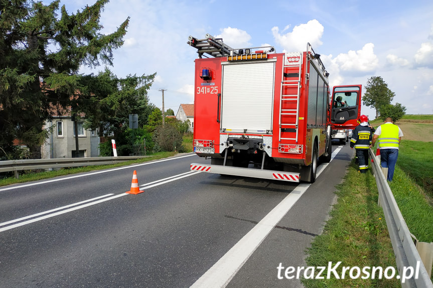 Zderzenie trzech samochodów w Miejscu Piastowym