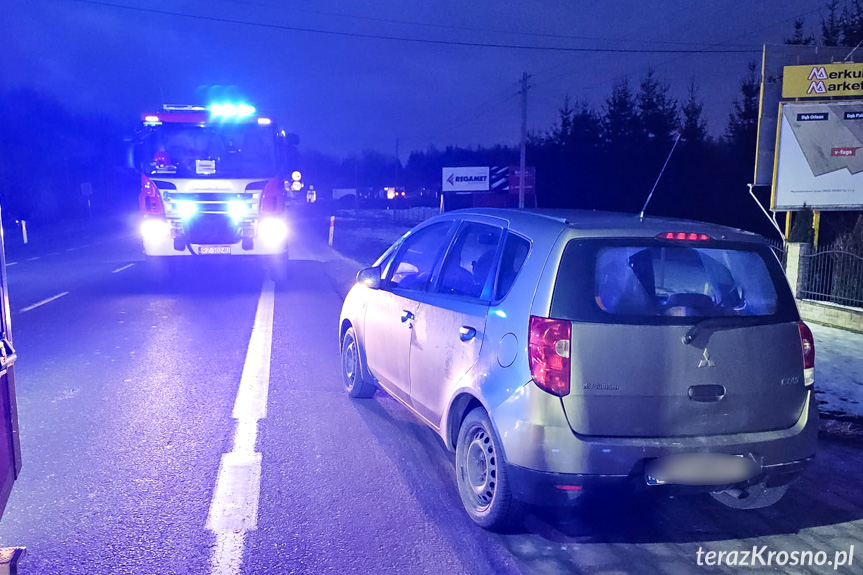 Zderzenie trzech samochodów w Potoku