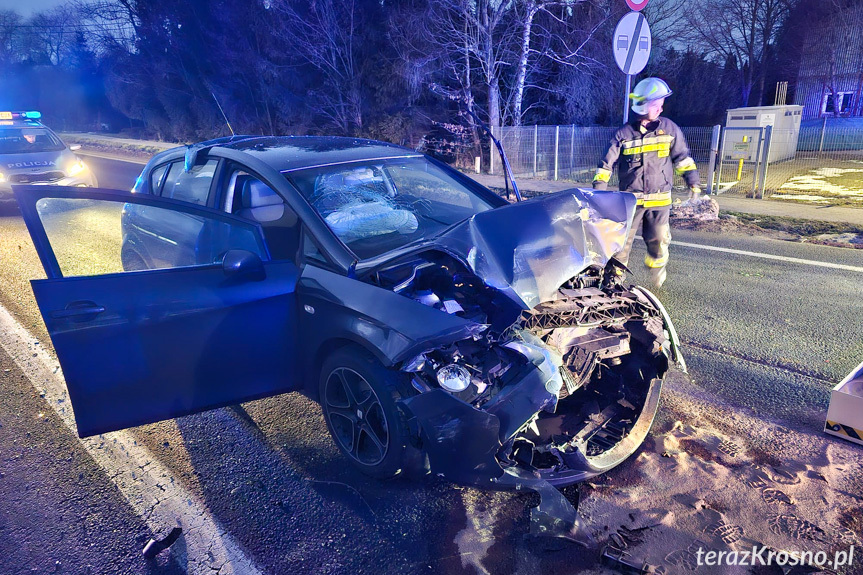 Zderzenie trzech samochodów w Potoku