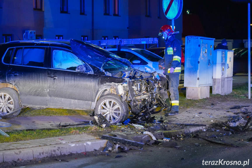 Zderzenie trzech samochodów