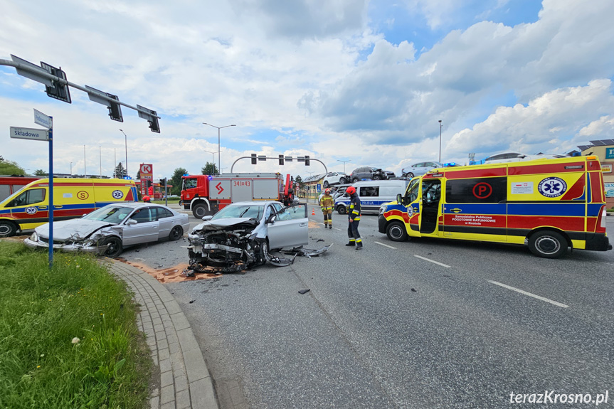 Zderzenie w Krośnie