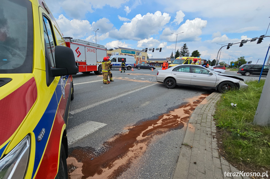 Zderzenie w Krośnie