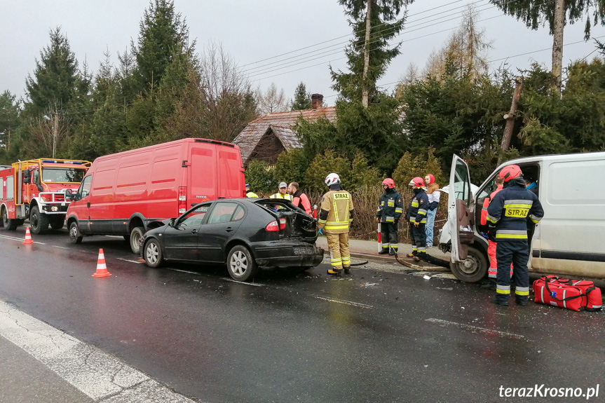 Zderzenie w Pustynach na DK19