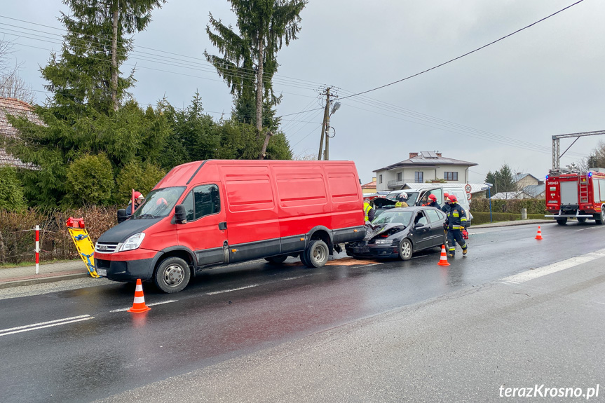 Zderzenie w Pustynach na DK19