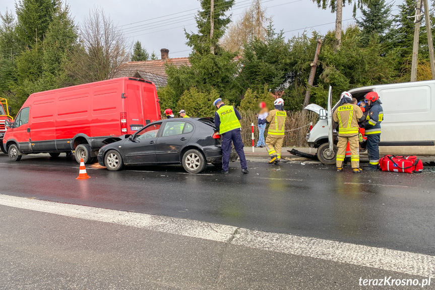 Zderzenie w Pustynach na DK19