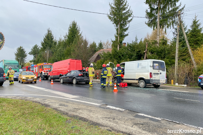 Zderzenie w Pustynach na DK19