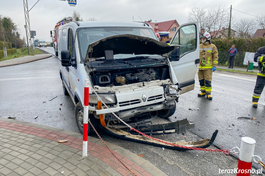 Zderzenie w Pustynach na DK19