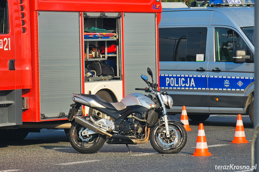 Zderzenie z motocyklistą