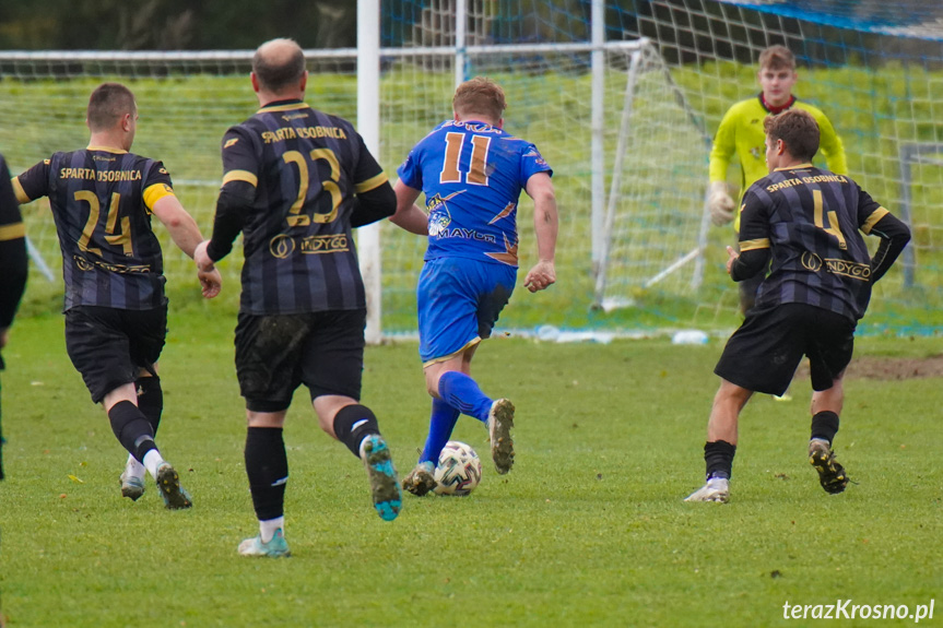 Zorza Łęki Dukielskie - Sparta Osobnica 4:0