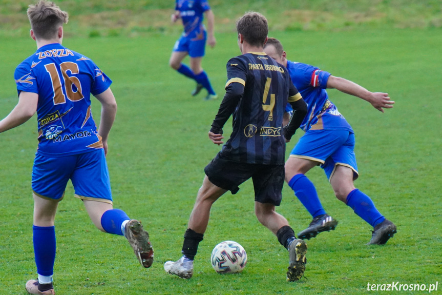 Zorza Łęki Dukielskie - Sparta Osobnica 4:0