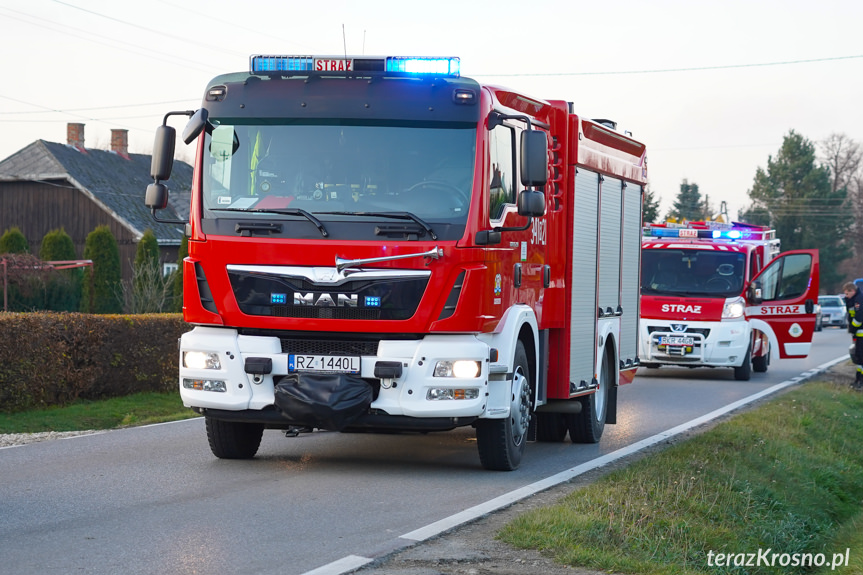 Zręcin. Zderzenie dwóch samochodów