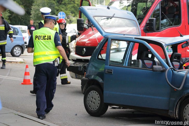 Zderzenie na ul. Bursaki