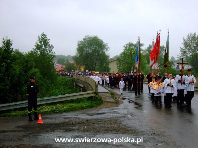 Procesja Bożego Ciała Zręcin - Świerzowa Polska