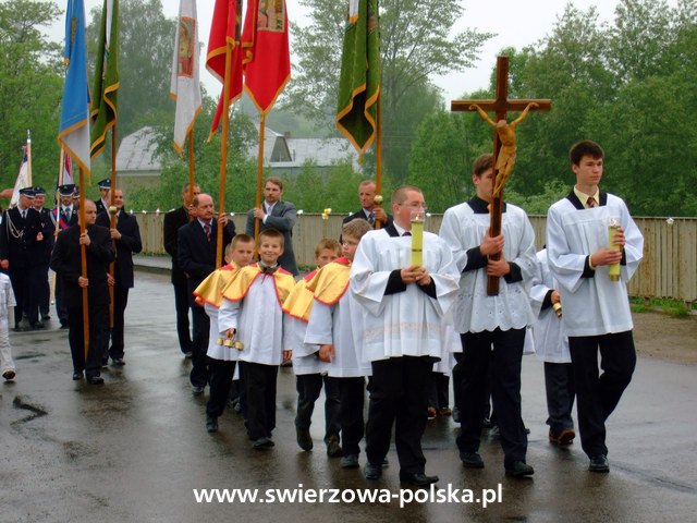 Procesja Bożego Ciała Zręcin - Świerzowa Polska