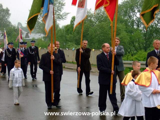 Procesja Bożego Ciała Zręcin - Świerzowa Polska