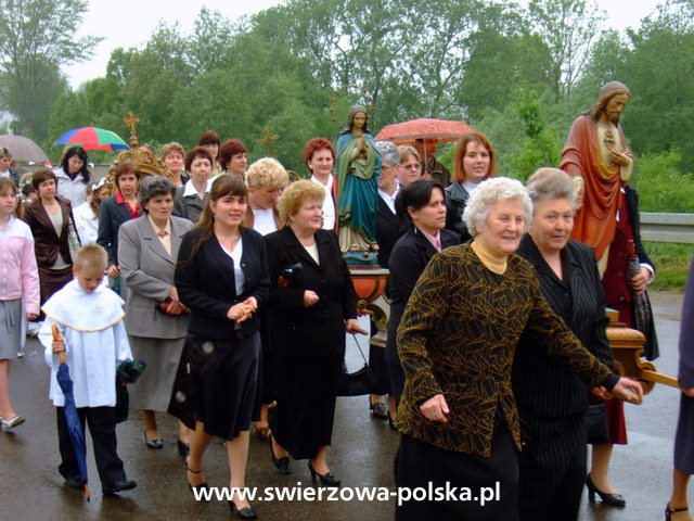 Procesja Bożego Ciała Zręcin - Świerzowa Polska