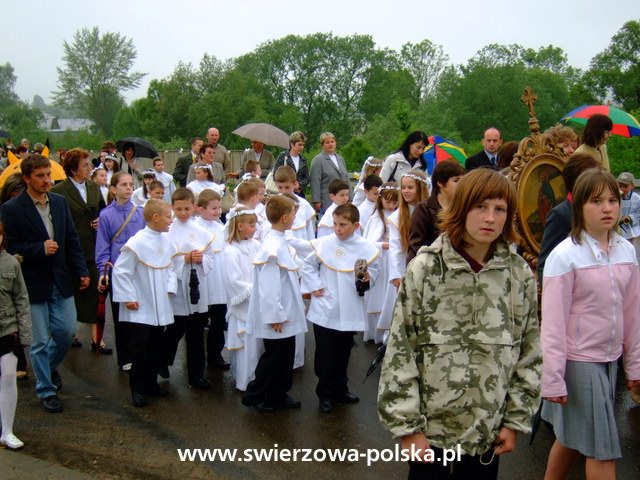 Procesja Bożego Ciała Zręcin - Świerzowa Polska