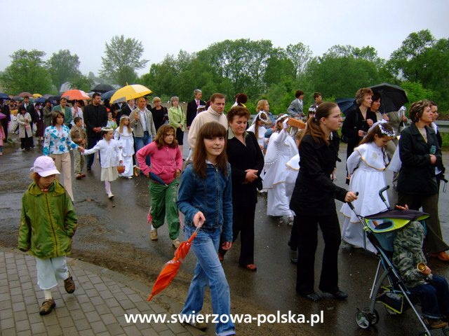 Procesja Bożego Ciała Zręcin - Świerzowa Polska