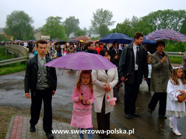 Procesja Bożego Ciała Zręcin - Świerzowa Polska