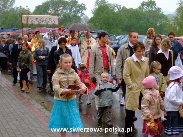 Procesja Bożego Ciała Zręcin - Świerzowa Polska