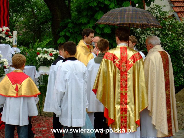 Procesja Bożego Ciała Zręcin - Świerzowa Polska