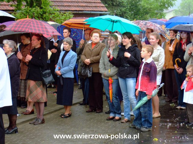 Procesja Bożego Ciała Zręcin - Świerzowa Polska