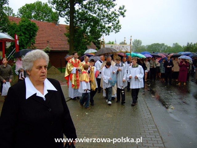 Procesja Bożego Ciała Zręcin - Świerzowa Polska