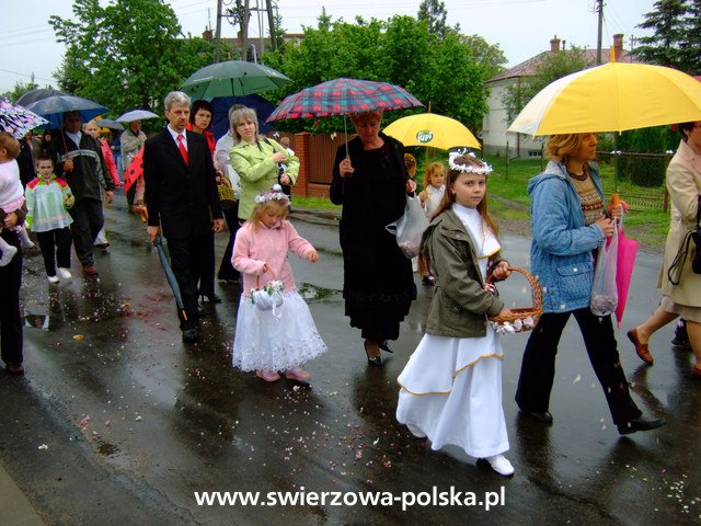 Procesja Bożego Ciała Zręcin - Świerzowa Polska