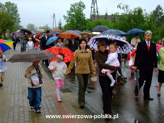 Procesja Bożego Ciała Zręcin - Świerzowa Polska