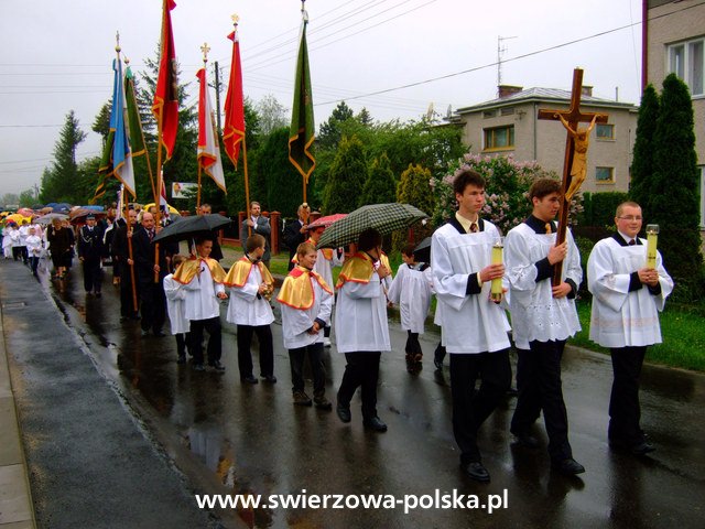 Procesja Bożego Ciała Zręcin - Świerzowa Polska