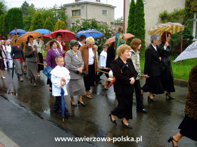 Procesja Bożego Ciała Zręcin - Świerzowa Polska