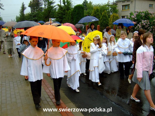 Procesja Bożego Ciała Zręcin - Świerzowa Polska