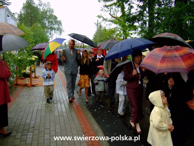 Procesja Bożego Ciała Zręcin - Świerzowa Polska