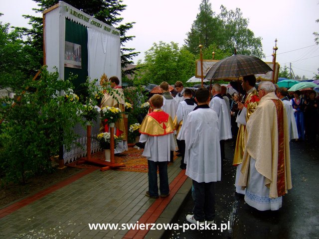 Procesja Bożego Ciała Zręcin - Świerzowa Polska